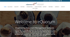 Desktop Screenshot of equorum.com